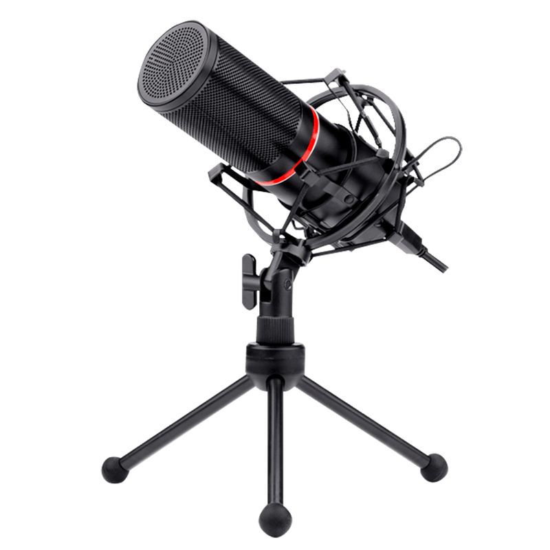 REDRAGON - Microfono Gamer Redragon Blazar GM300 USB Led Rojo