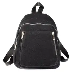 MAILEA - Mochila tela lurex para mujer negro