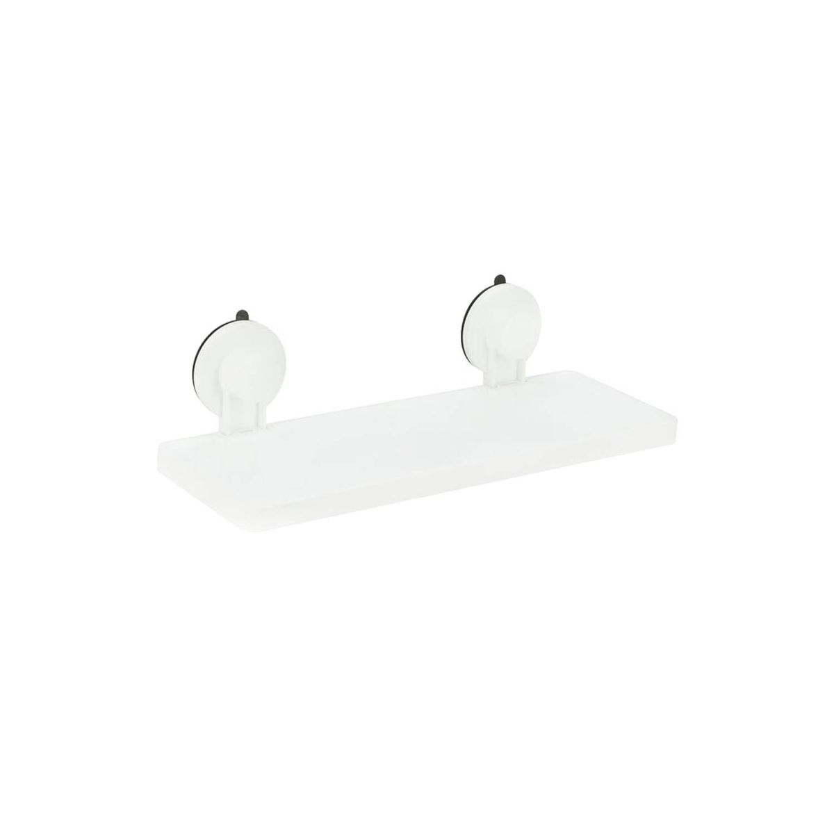 BATHLUX - Repisa ventosa baño blanco