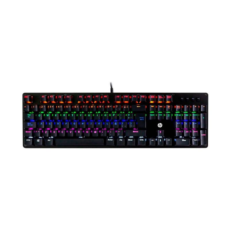 HP - Teclado Gamer HP GK100 RGB Mecánico USB