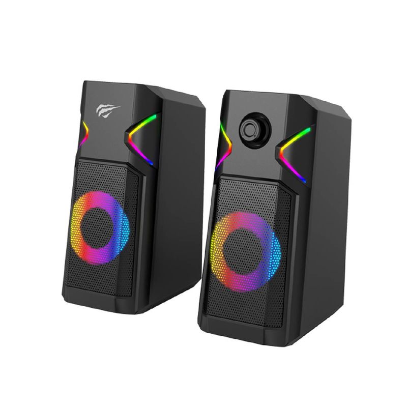 HAVIT - Parlantes Gamer Gamenote SK201 RGB 2.1 Jack 3.5mm