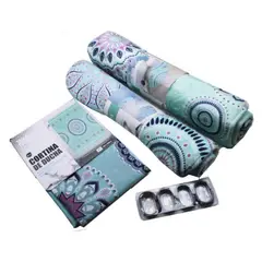 BATHLUX - Set 4 accesorios de baño mandala calipso