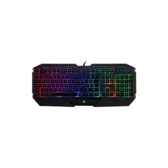 HP - Teclado Gamer RGB K110 Membrana RGB Negro USB Inglés