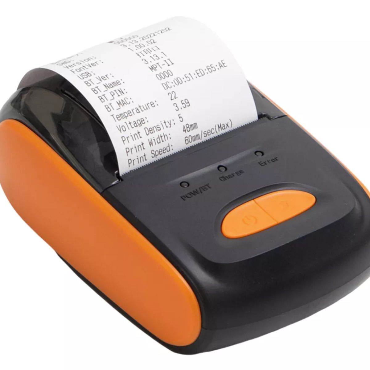 GENERICO - Impresora Térmica Portátil 58mm Bluetooth SII E-boleta incluye Funda