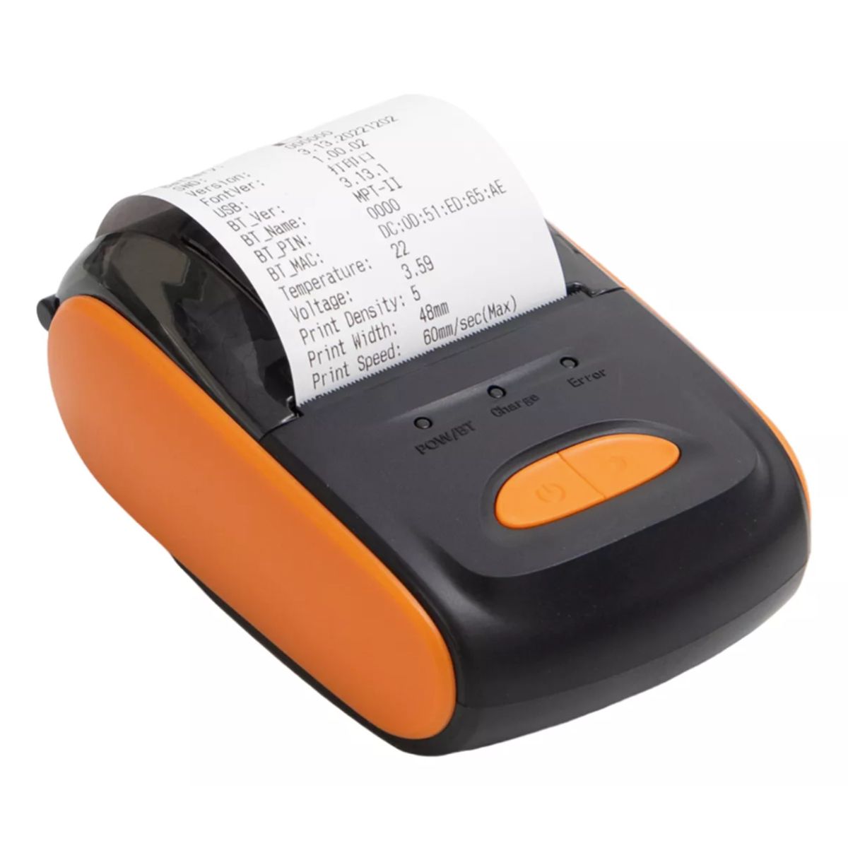 GENERICO - Impresora Térmica Portátil 58mm Bluetooth SII E-boleta incluye Funda