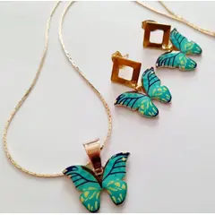 CATHALIFAUDJOYAS - Conjunto mariposas