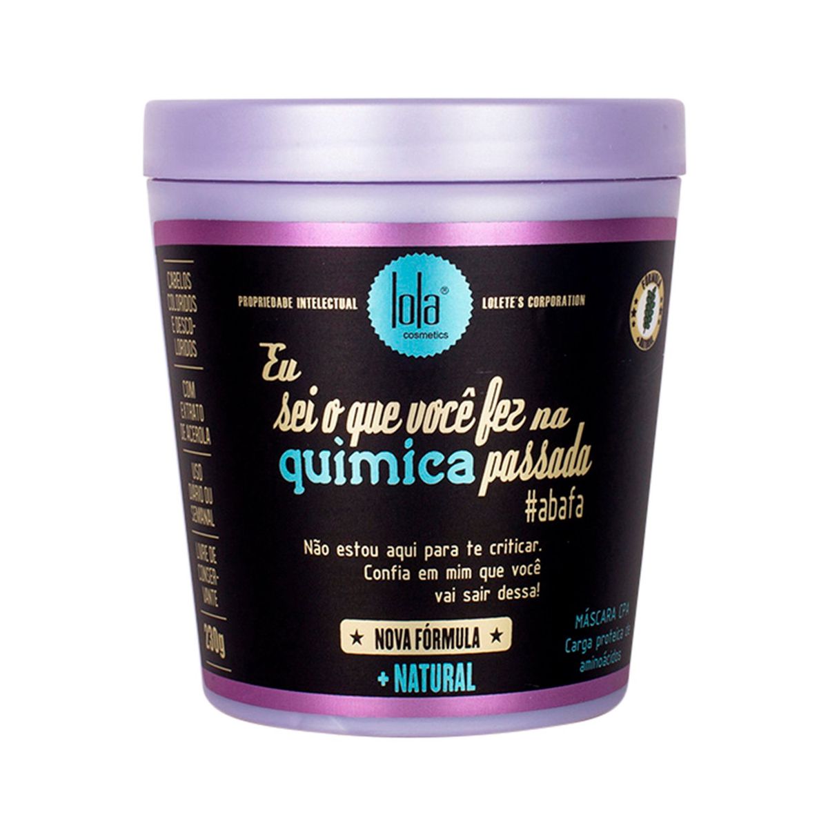 LOLA COSMETICS - Yo se que Hiciste la Química Pasada Máscara CPA