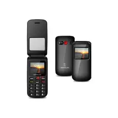 TECNOLAB - CELULAR TELEFONO SENIOR PARA ADULTO MAYOR - NEGRO