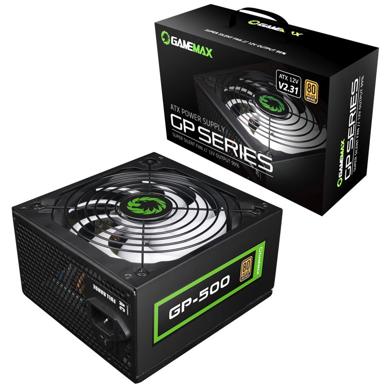 GAMEMAX - Fuente de Poder Gamemax GP 500W 80 Plus Bronze