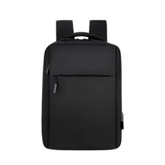GENERICO - Mochila Hombre Calidad Con Puerto Usb Notebook 14 15.5