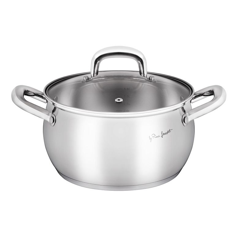 LAMART - Olla Acero 20 cms Capacidad 3,6 Lts
