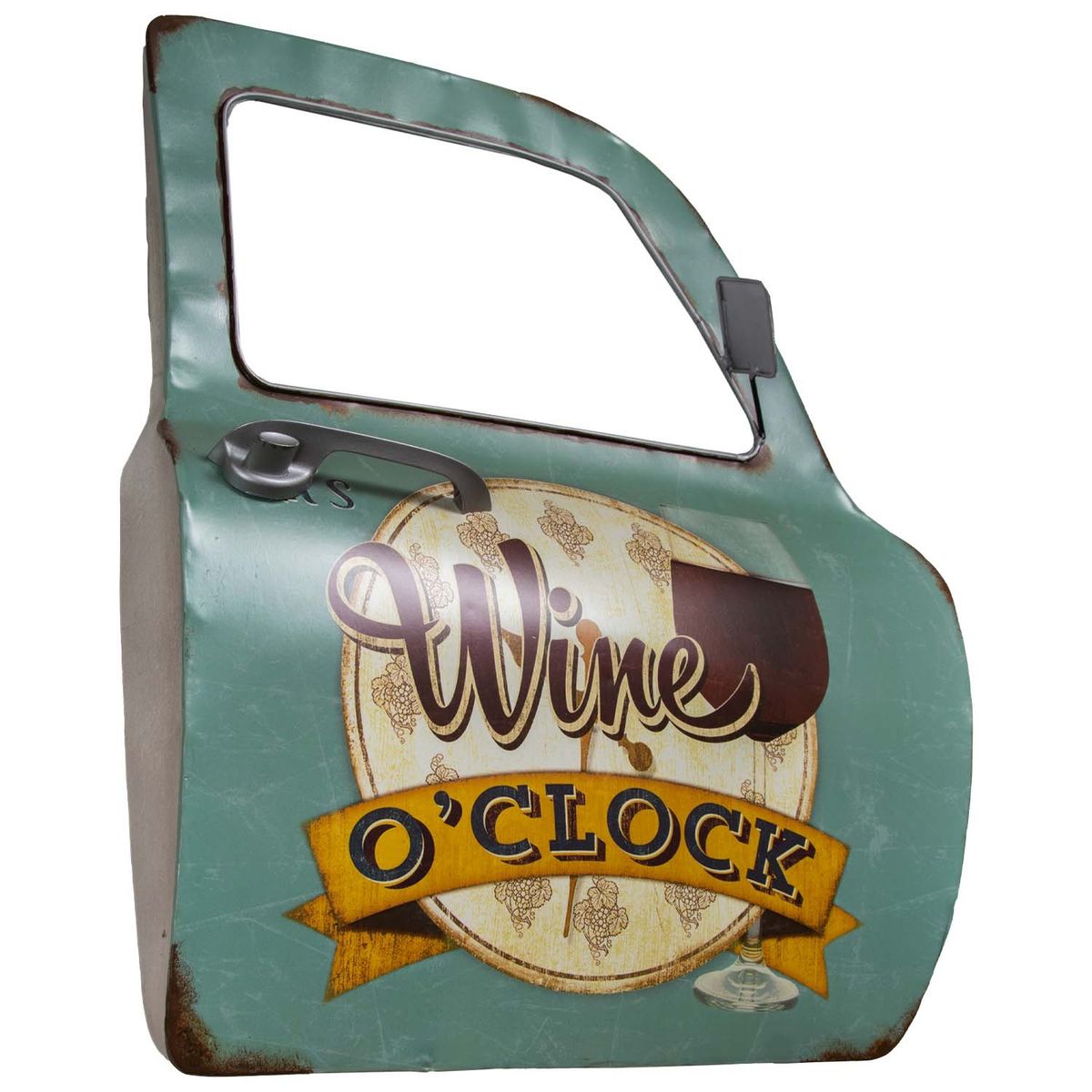 PROPLASTIC - PUERTA DE AUTO WINE OCLOCK DECORATIVA
