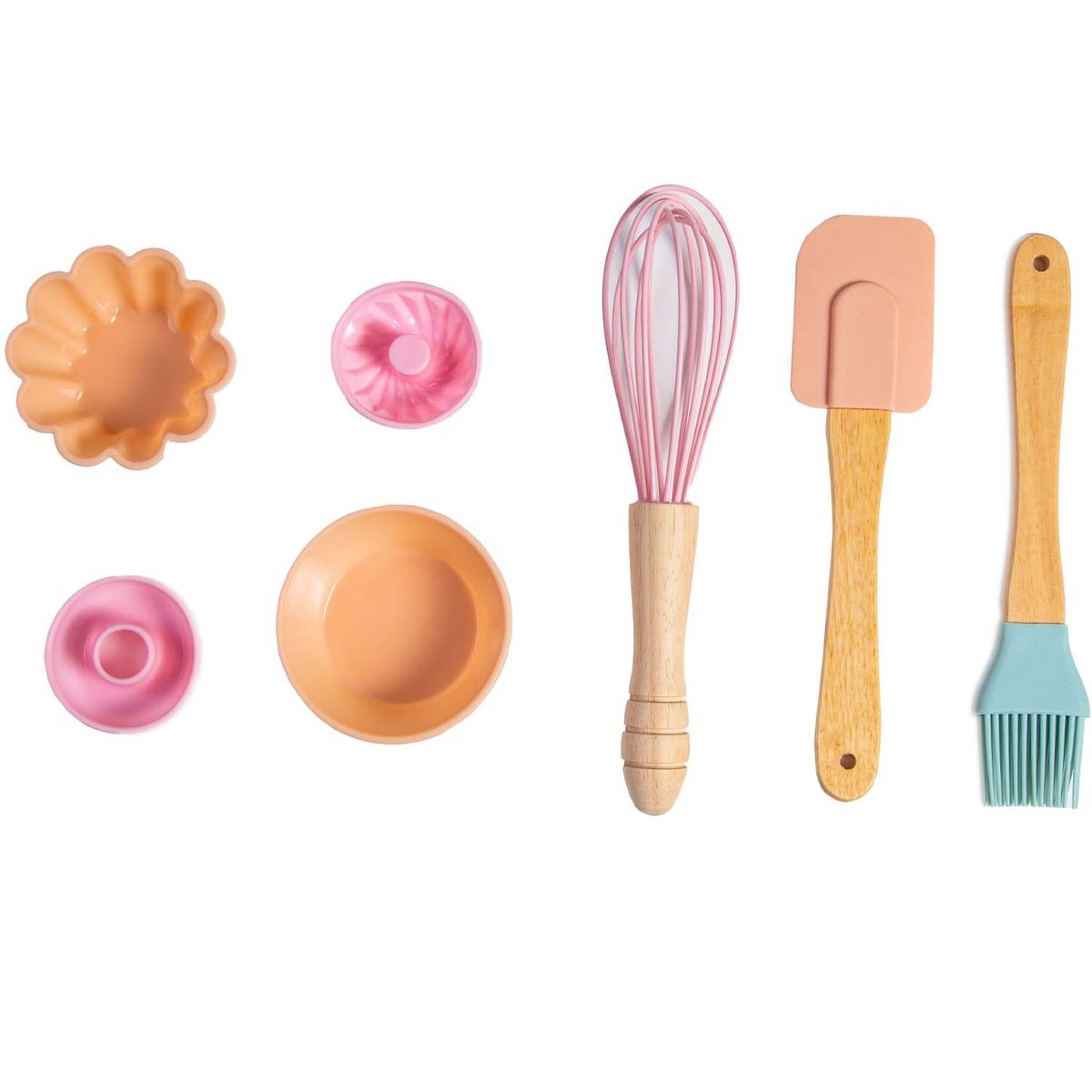 CASASUNCO - SET DE REPOSTERIA PARA NIÑOS ROSA