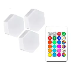 GENERICO - Lampara De Pared hexagonal Con Sensor Tactil ITM1340