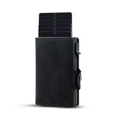 XCLUSIVE - Billetera Tarjetero Modelo Deluxe Negra