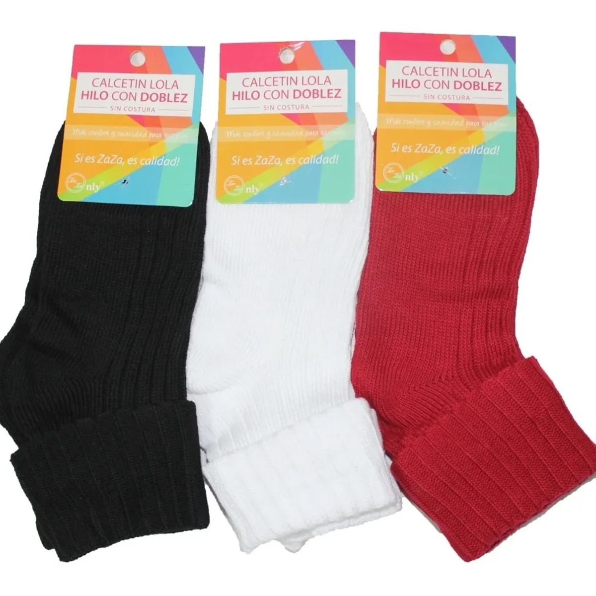 GARSIL - 6 Pares de Calcetines de Hilo Mujer - Sin Costura