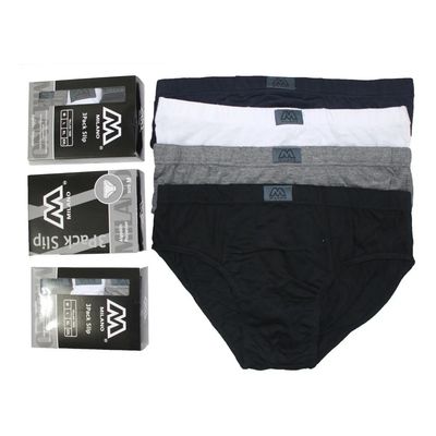 Imagen 2 del producto 12 Calzoncillos Slip De Algodon Tradicional Para Hombre