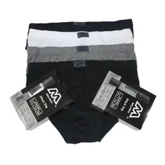 GARSIL - 12 Calzoncillos Slip De Algodon Tradicional Para Hombre
