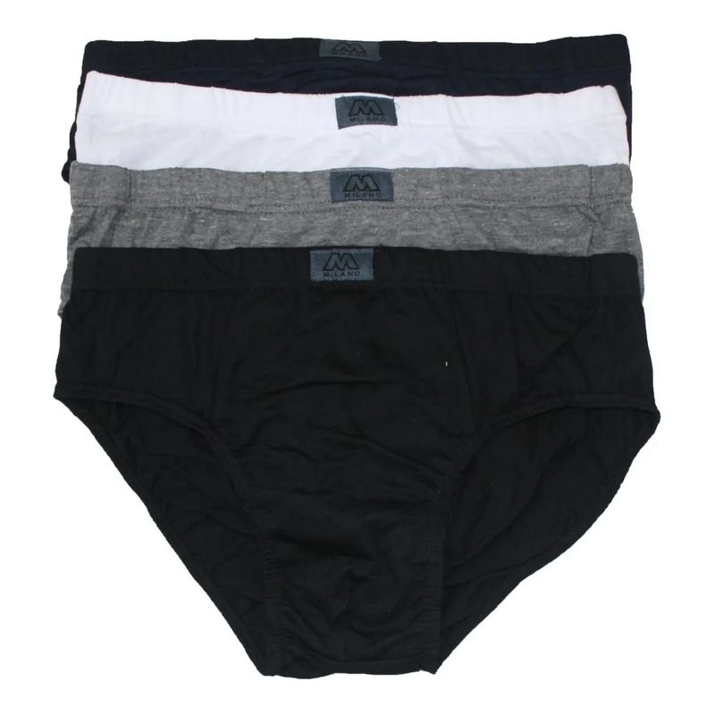 GARSIL - 6 Calzoncillos Slip De Algodon Tradicional Para Hombre