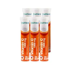 NUTRAZUL - Vitamina C 1.000 Mg.-Pack 6 un.