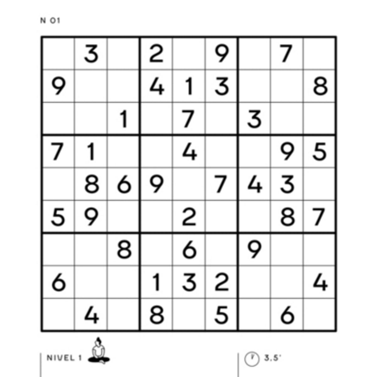 ALMA - Sudoku Nivel Fácil. Cuadrados De Diversión