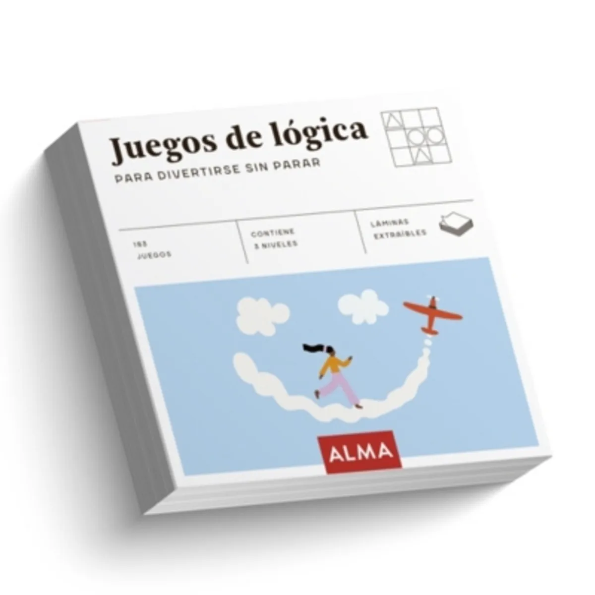ALMA - Juegos De Lógica Para Divertirse Sin Parar. Cuadrados De Diversión