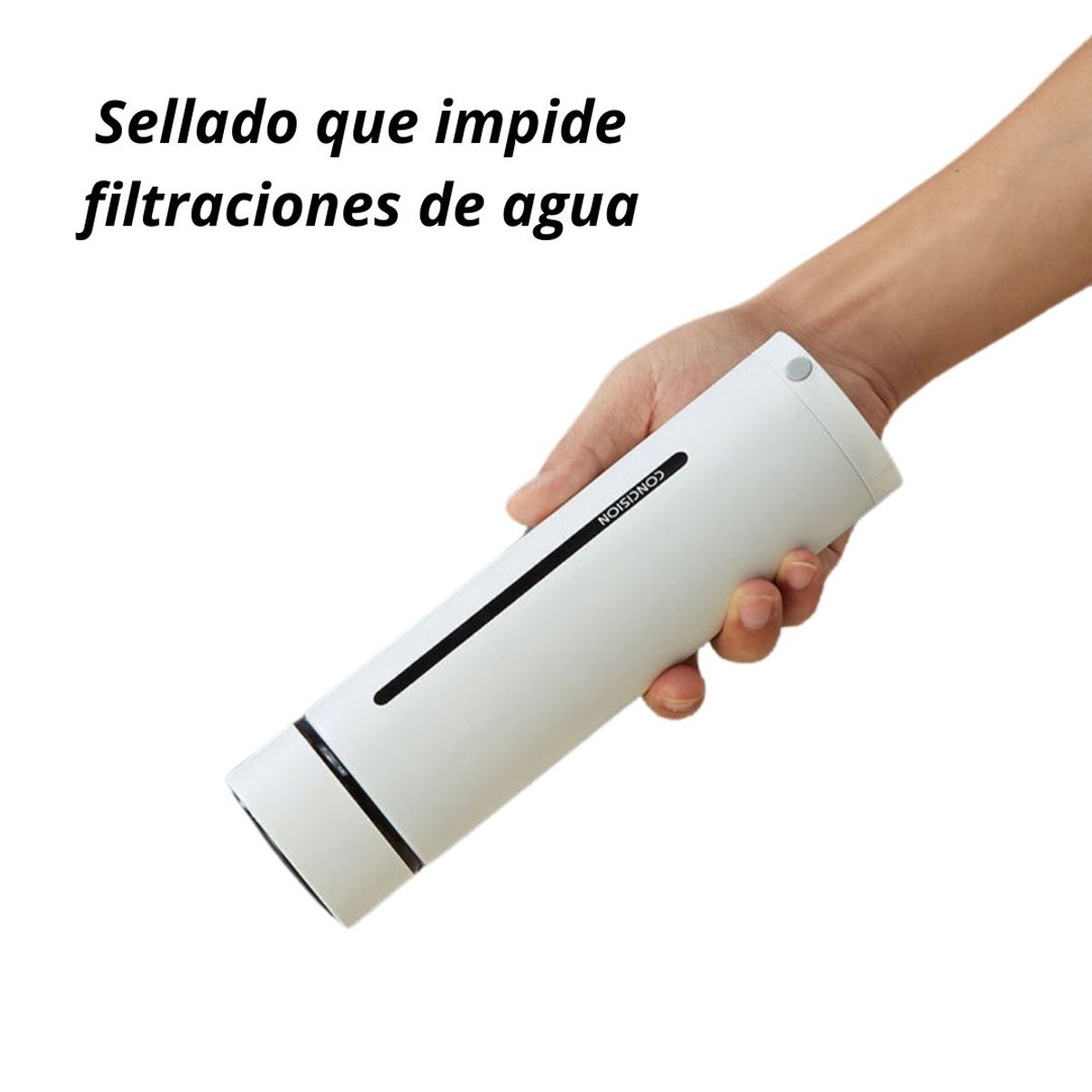 CRUSEC - Termo Led Táctil Soporte Smartphone Blanco