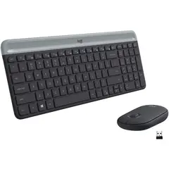LOGITECH - Teclado y Mouse Inalambrico MK470 Slim Negro Español