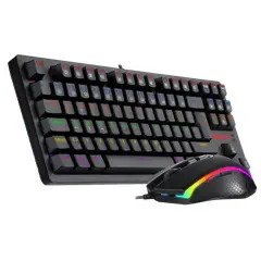 REDRAGON - Pack Teclado y Mouse Gamer Kumara + Mouse Español
