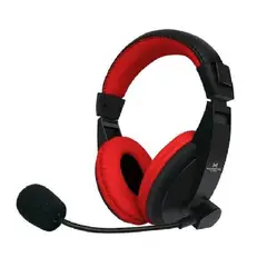 MONSTER GAMES - Audifonos Gamer Loud Rojo Jack 3,5mm