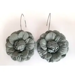 CATHALIFAUDJOYAS - Aros flor largos CathalifaudJoyas.