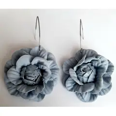 CATHALIFAUDJOYAS - Aros flor largos CathalifaudJoyas.