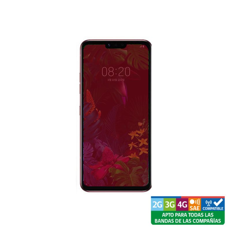 LG - LG G8 ThinQ 128GB Rojo Reacondicionado