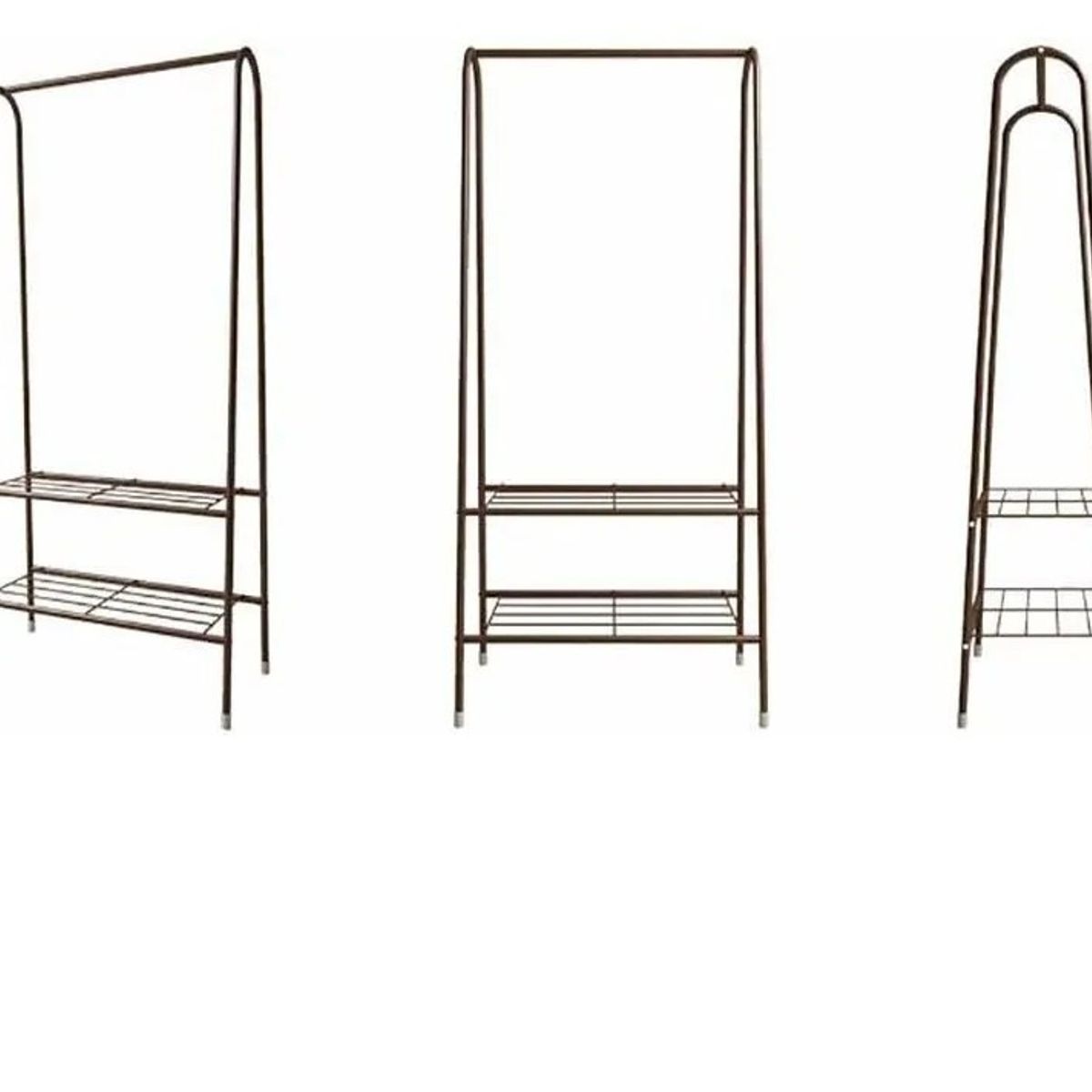 CRUSEC - Perchero Blanco De Hierro Para Ropa