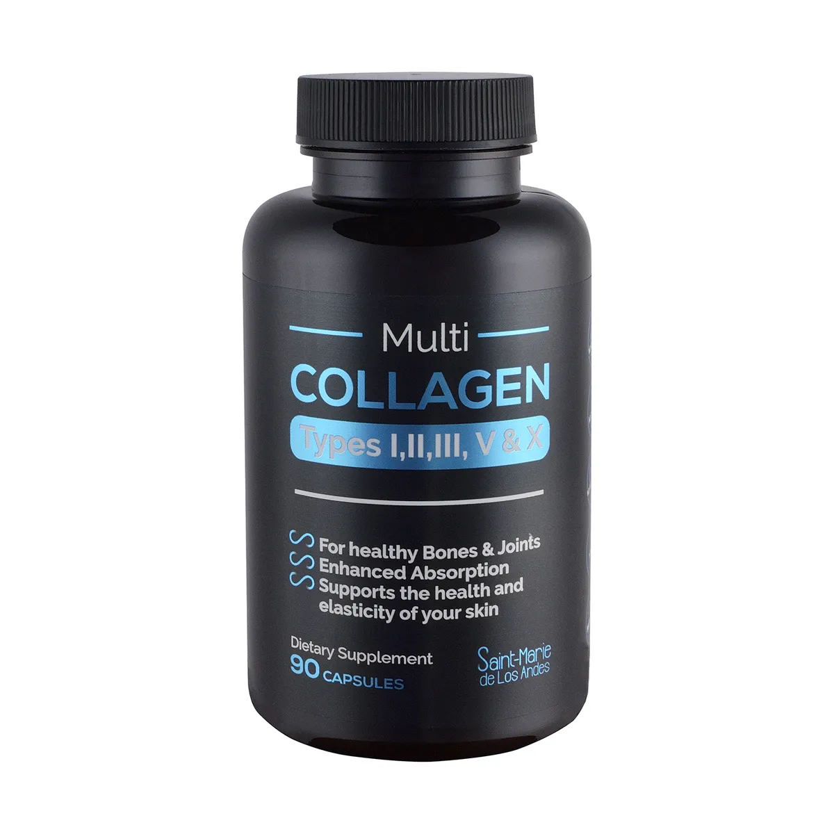 SAINT MARIE DE LOS ANDES - Cápsulas de colágeno Tipos I II III V X