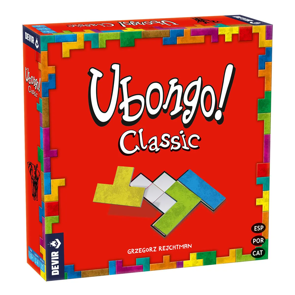 DEVIR - Ubongo - juego de mesa trilingue