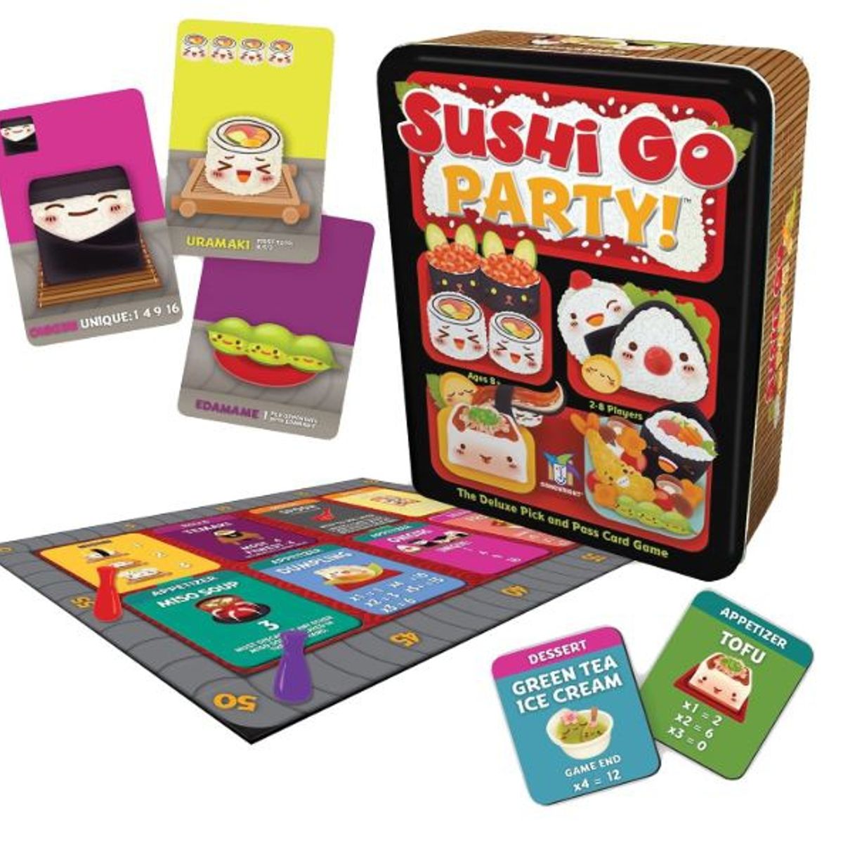 DEVIR - Sushi Go Party Juego de Mesa