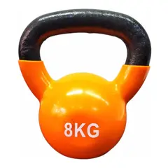 CRUSEC - Pesa Rusa Kettlebell 8kg Acero Y Vinilo