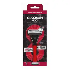 GROOMEN - Máquina Afeitar 500 1 Cartucho 5 Navajas