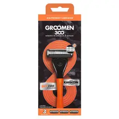 GROOMEN - Máquina Afeitar 300 más 3 Cartuchos 3 Navajas