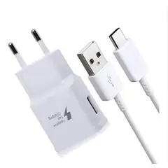 GENERICO - Cargador Adaptador Carga Rápida Con Cable Tipo C Usb
