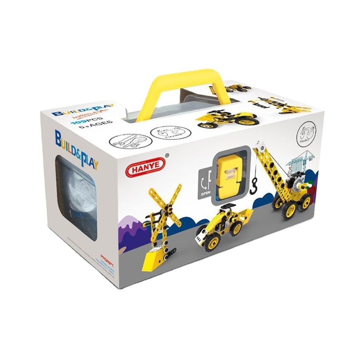 HANYE - Set De Máquinas Armables 8 En 1 - Flexible - Alta Calidad