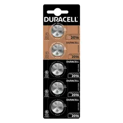 DURACELL - Pack 5 Pilas Cr 2016 Lithium