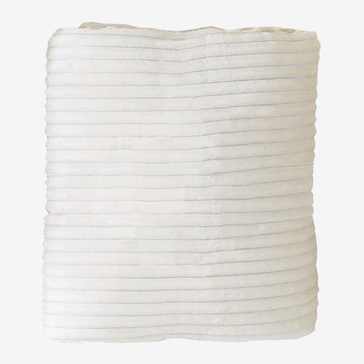 CRUSEC - Manta Gruesa Frazada Polar Suave Ropa Cama 150 X 200 Blanco