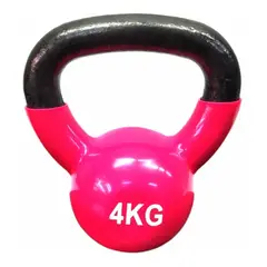 CRUSEC - Pesa Rusa Kettlebell 4kg Acero Y Vinilo