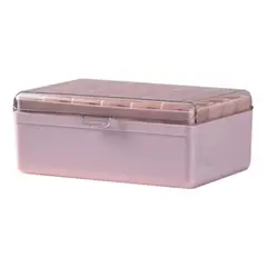 CRUSEC - Caja Joyero De Plastico 3 Niveles 13 X 18 Cm