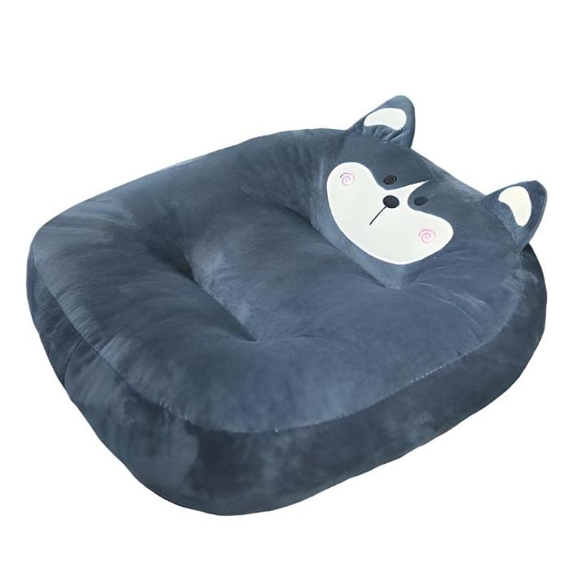 CRUSEC - Cojín Asiento Peluche Cojín Silla 45X40 Cm Husky