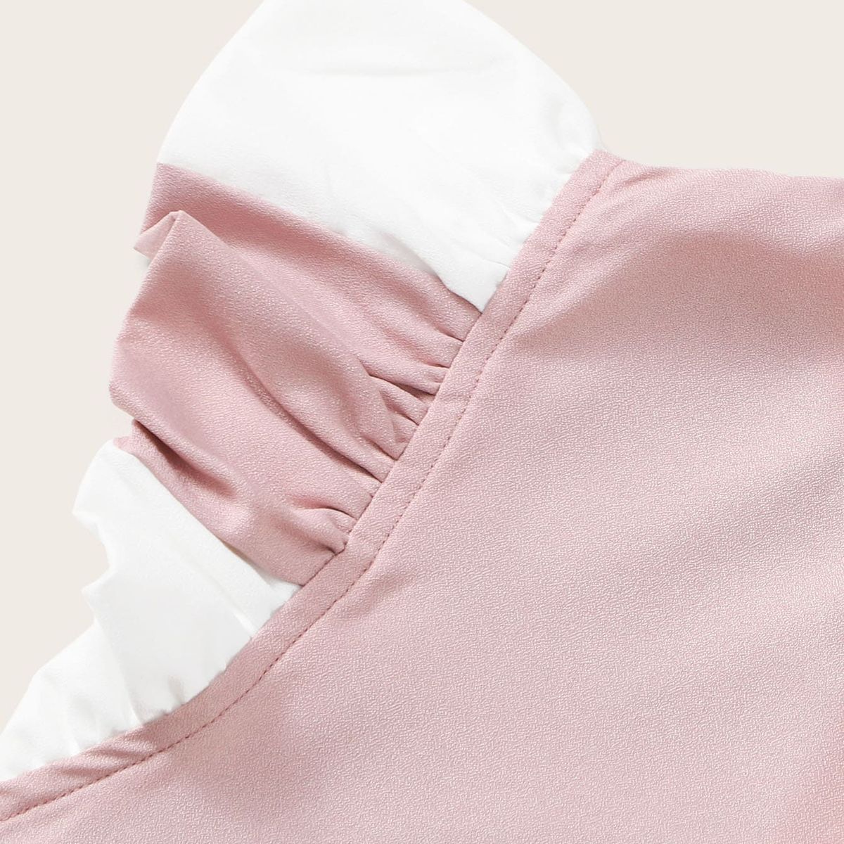 GENERICO - Blusa Top Colores Combinados Rosa