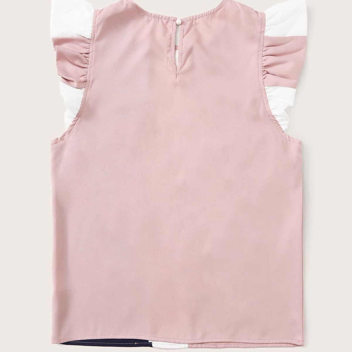 GENERICO - Blusa Top Colores Combinados Rosa