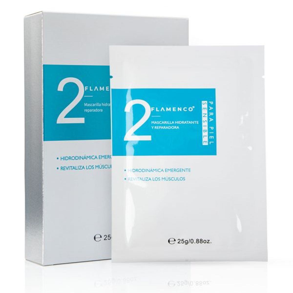 FLAMENCO - Mascarilla Hidratante y Reafirmante Flamenco para piel sensible